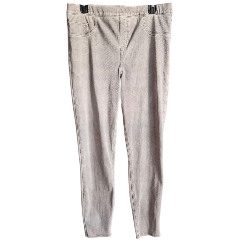 SPANX Ankle Skinny Jeans in Taupe/Gray Sz XL